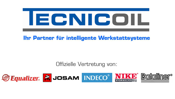 Tecnicoil AG - Intelligente Werkstattausrüstung - Equalizer - Josam - Indeco - Nike - Dataliner - MBX